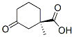 192433-20-8,Cyclohexanecarboxylic acid, 1-methyl-3-oxo-, (R)- (9CI)