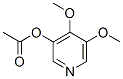 192571-85-0,3-Pyridinol,4,5-dimethoxy-,acetate(ester)(9CI)