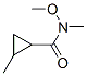 192644-20-5,Cyclopropanecarboxamide, N-methoxy-N,2-dimethyl- (9CI)
