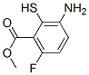 192948-04-2,Benzoic acid, 3-amino-6-fluoro-2-mercapto-, methyl ester (9CI)