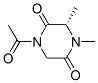 193686-32-7,2,5-Piperazinedione,1-acetyl-3,4-dimethyl-,(S)-(9CI)