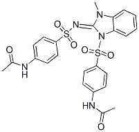 193696-70-7,N-[4-[(2Z)-2-(4-acetamidophenyl)sulfonylimino-3-methyl-benzoimidazol-1 -yl]sulfonylphenyl]acetamide