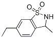 193904-60-8,1,2-Benzisothiazole, 6-ethyl-2,3-dihydro-3-methyl-, 1,1-dioxide (9CI)