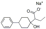 19395-79-0,sodium alpha-ethyl-1-hydroxy-4-phenylcyclohexaneacetate