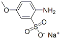 19433-86-4,sodium 2-amino-5-methoxybenzenesulphonate