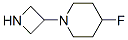 194427-25-3,Piperidine, 1-(3-azetidinyl)-4-fluoro- (9CI)