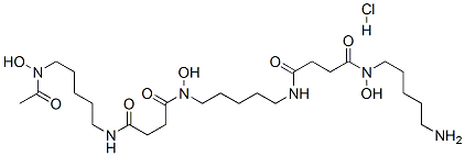 1950-39-6,N'-[5-[[4-[[5-(acetylhydroxyamino)pentyl]amino]-1,4-dioxobutyl]hydroxyamino]pentyl]-N-(5-aminopentyl)-N-hydroxysuccinamide monohydrochloride