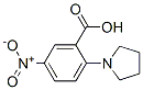 19555-48-7,5-NITRO-2-(1-PYRROLIDINYL)BENZENECARBOXYLIC ACID