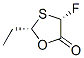 195886-09-0,1,3-Oxathiolan-5-one,2-ethyl-4-fluoro-,cis-(9CI)