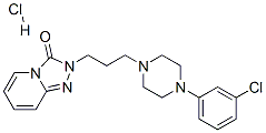 19666-36-5,2-[3-[4-(3-chlorophenyl)piperazin-1-yl]propyl]-1,2,4-triazolo[4,3-a]pyridin-3(2H)-one hydrochloride