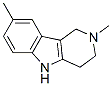 19686-05-6,2,8-Dimethyl-2,3,4,5-tetrahydro-1H-pyrido[4,3-b]indole