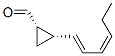 197579-08-1,Cyclopropanecarboxaldehyde, 2-(1,3-hexadienyl)-, [1S-[1alpha,2alpha(1E,3Z)]]- (9CI)