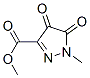 197652-36-1,1H-Pyrazole-3-carboxylicacid,4,5-dihydro-1-methyl-4,5-dioxo-,methylester(9CI)