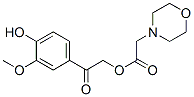 19779-55-6,[2-(4-hydroxy-3-methoxy-phenyl)-2-oxo-ethyl] 2-morpholin-4-ylacetate