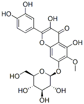 19833-25-1,2-(3,4-dihydroxyphenyl)-7-(beta-D-glucopyranosyloxy)-3,5-dihydroxy-6-methoxy-4H-1-benzopyran-4-one