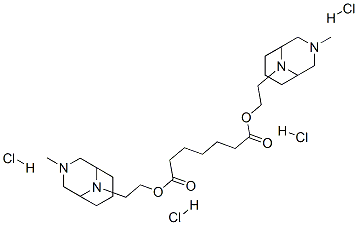 19847-08-6,bis[2-(7-methyl-7,9-diazabicyclo[3.3.1]non-9-yl)ethyl] heptanedioate t etrahydrochloride