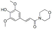 19856-69-0,(E)-3-(4-hydroxy-3,5-dimethoxy-phenyl)-1-morpholin-4-yl-prop-2-en-1-on e
