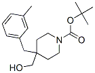 198649-28-4,1-BOC-4-[(3-METHYLPHENYL)METHYL]-4-(HYDROXYMETHYL)-PIPERIDINE