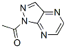 19868-87-2,1H-Pyrazolo[3,4-b]pyrazine, 1-acetyl- (8CI)