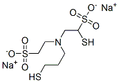 19872-09-4,disodium 2-(2,3-bis-sulfanylpropyl-(2-sulfonatoethyl)amino)ethanesulfo nate