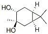 19898-58-9,(1alpha,3beta,4alpha,6alpha)-3,7,7-trimethylbicyclo[4.1.0]heptane-3,4-diol