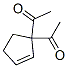 199123-50-7,Ethanone, 1,1-(2-cyclopenten-1-ylidene)bis- (9CI)