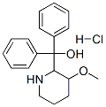 19974-71-1,(3-methoxy-2-piperidyl)-diphenyl-methanol hydrochloride