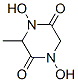 20010-74-6,2,5-Piperazinedione,  1,4-dihydroxy-3-methyl-
