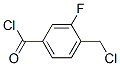 200418-17-3,Benzoyl chloride, 4-(chloromethyl)-3-fluoro- (9CI)