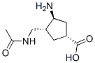 201000-32-0,Cyclopentanecarboxylic acid, 3-[(acetylamino)methyl]-4-amino-, (1alpha,3alpha,4beta)- (9CI)