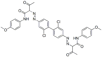 20139-62-2,2,2'-[(2,2'-dichloro[1,1'-biphenyl]-4,4'-diyl)bis(azo)]bis[N-(4-methoxyphenyl)-3-oxobutyramide]
