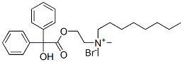 2019-14-9,[2-[hydroxydiphenylacetoxy]ethyl]dimethyloctylammonium bromide