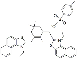 202135-13-5,1-ETHYL-2-[(3-([1-ETHYLNAPHTHO[1,2-D][1,3]THIAZOL-2(1H)-YLIDENE]METHYL)-2,5,5-TRIMETHYL-2-CYCLOHEXEN-1-YLIDENE)METHYL]NAPHTHO[1,2-D][1,3]THIAZOL-1-IUM 4-METHYLBENZENESULFONATE