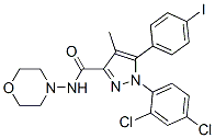202463-68-1,1-(2,4-DICHLOROPHENYL)-5-(4-IODOPHENYL)-4-METHYL-N-4-MORPHOLINYL-1H-PYRAZOLE-3-CARBOXAMIDE