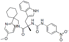 204067-01-6,(S)-N-[[1-(5-METHOXY-2-PYRIDINYL)CYCLOHEXYL]METHYL]-A-METHYL-A-[[-(4-NITROPHENYL)AMINO]CARBONYL]AMINO-1H-INDOLE-3-PROPANAMIDE