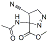 204767-46-4,3H-Pyrazole-3-carboxylicacid,3-(acetylamino)-4-cyano-4,5-dihydro-,methyl