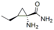 204974-13-0,Cyclopropanecarboxamide, 1-amino-2-ethyl-, (1S-cis)- (9CI)