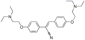 2052-75-7,(Z)-2,3-bis[4-(2-diethylaminoethoxy)phenyl]prop-2-enenitrile