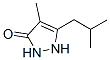 205813-75-8,3H-Pyrazol-3-one,  1,2-dihydro-4-methyl-5-(2-methylpropyl)-