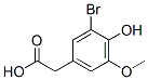 206559-42-4,3-BROMO-4-HYDROXY-5-METHOXYPHENYLACETIC ACID