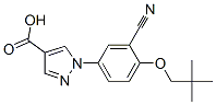 206884-98-2,1-[3-CYANO-4-(2,2-DIMETHYL-PROPOXY)-PHENYL]-1H-PYRAZOLE-4-CARBOXYLIC ACID