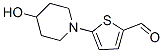 207290-72-0,5-(4-Hydroxypiperidino)-2-thiophenecarbaldehyde