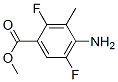 208166-53-4,Benzoic acid, 4-amino-2,5-difluoro-3-methyl-, methyl ester (9CI)