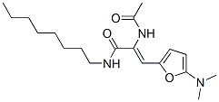 209596-60-1,2-Propenamide,  2-(acetylamino)-3-[5-(dimethylamino)-2-furanyl]-N-octyl-