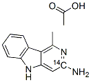 210049-15-3,3-Amino-1-methyl-5H-pyrido[4,3-b]indole-3-14C, Acetate
