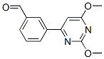 210115-38-1,3-(2,6-Dimethoxypyrimidin-4-yl)benzaldehyde