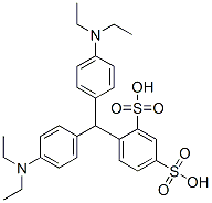 21016-37-5,4-[bis[4-(diethylamino)phenyl]methyl]benzene-1,3-disulphonic acid