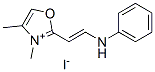 21034-17-3,3,4-dimethyl-2-[2-(phenylamino)vinyl]oxazolium iodide