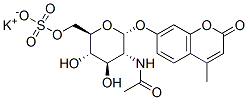 210357-37-2,4-Methylumbelliferyl 6-Sulfo-2-acetamido-2-deoxy-a-D-glucopyranoside, Potassium Salt