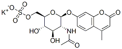 210357-38-3,4-Methylumbelliferyl 6-Sulfo-2-acetamido-2-deoxy-b-D-glucopyranoside, Potassium Salt